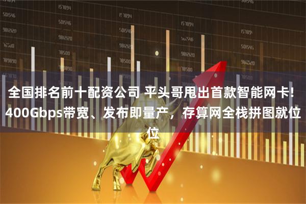 全国排名前十配资公司 平头哥甩出首款智能网卡! 400Gbps带宽、发布即量产，存算网全栈拼图就位